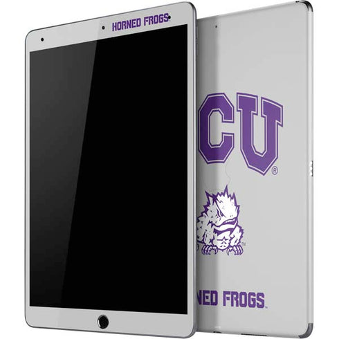 Texas Christian University Horned Frogs Logo Print iPad Skins